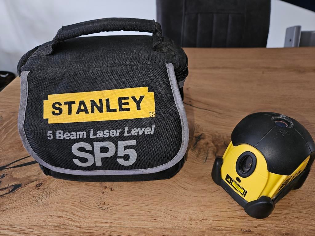 Stanley 5 Beam Laser Level SP5, Ophalen of Verzenden, Gebruikt, Licht