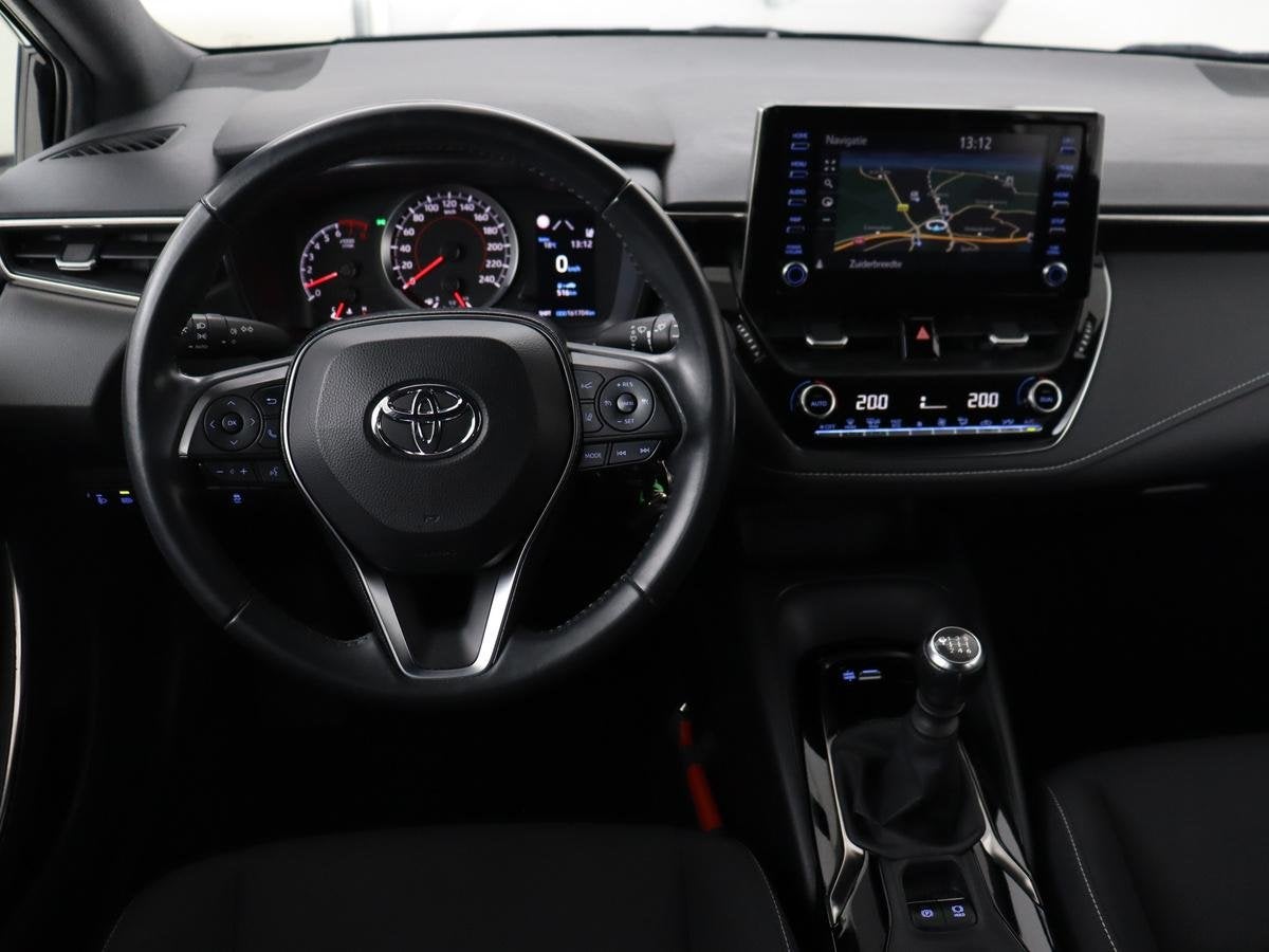 Toyota Corolla 1.2 Turbo Active | Camera | Adaptive cruise |, Auto's, Voorwielaandrijving, Euro 6, 4 cilinders, Zwart
