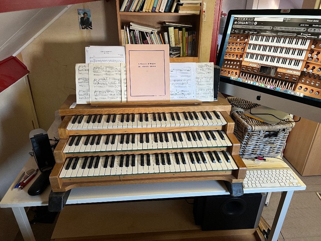 Hauptwerk-orgel met 3 klavieren en 30-tonig pedaal, Muziek en Instrumenten, Ophalen, Gebruikt, 3 klavieren, Orgel