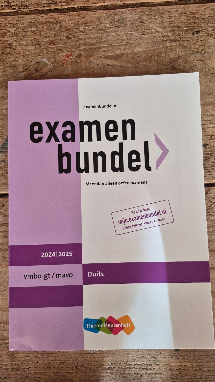 Examenbundel Duits vmbo-gt/mavo 2024/2025, Boeken, Ophalen of Verzenden, Zo goed als nieuw, VMBO, Duits