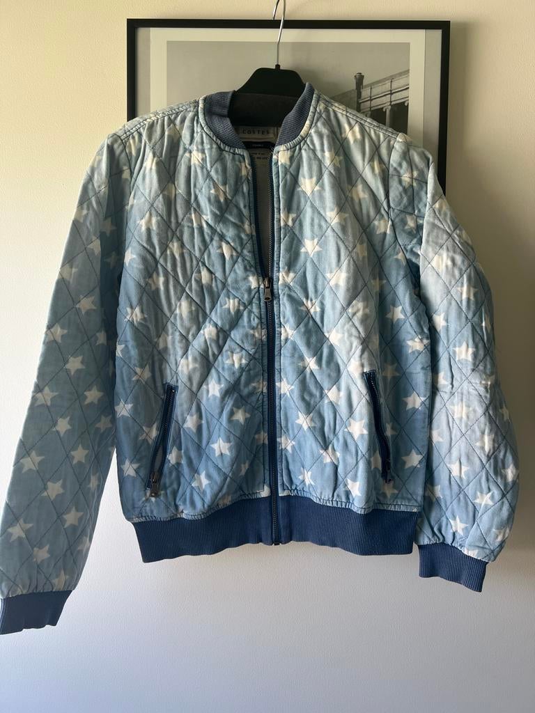 Costes spijkerjasje met sterrenprint - Zo goed als nieuw, Ophalen of Verzenden, Zo goed als nieuw, Maat 34 (XS) of kleiner, Blauw