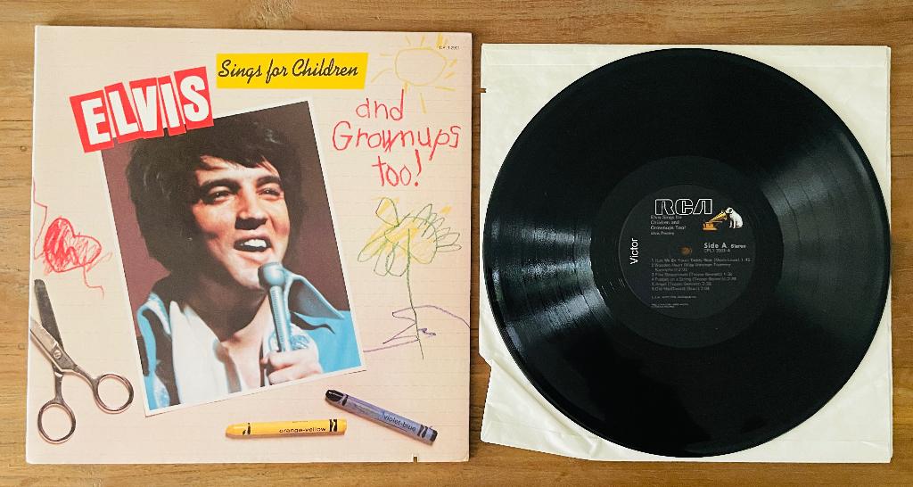 Elvis Presley - Elvis Sings For Children - USA 1978, Gatefold hoes, Verzenden, Gebruikt, 12 inch