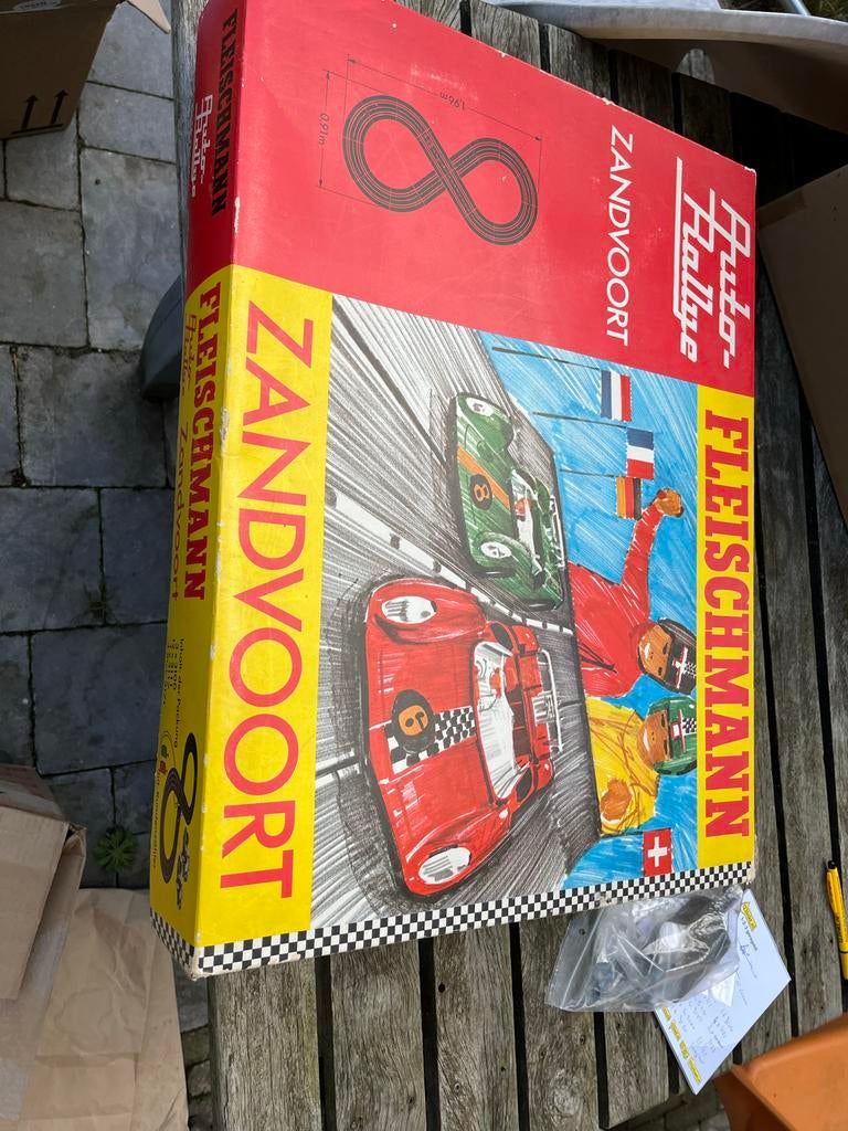 Fleischmann Auto-Rallye Racebaan - Vintage Set, Ophalen, Fleischmann, Zelf te bouwen, Elektrisch