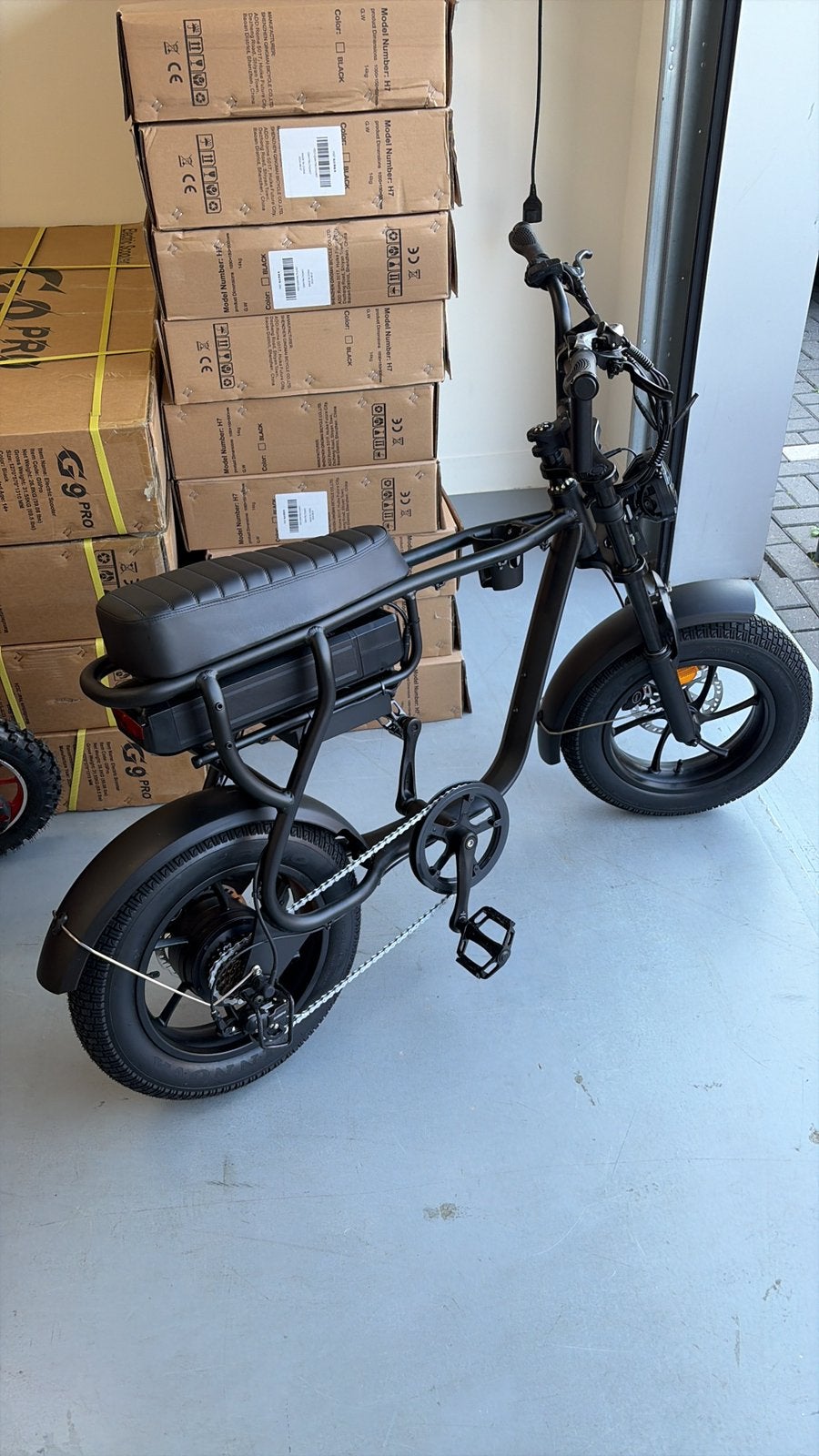 EB16 Mini Fatbike nieuw op voorraad grote accu (Ouxi Mini), 7GO EB16, Zo goed als nieuw, 59 cm of meer, Ophalen