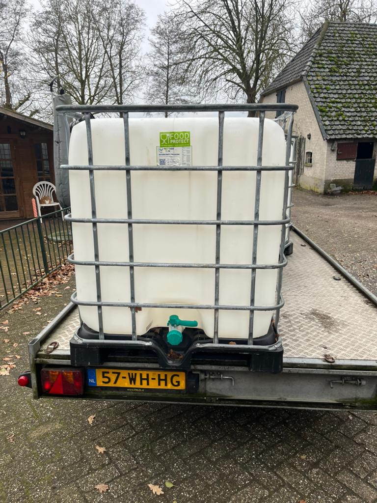 Ibc waterbak regenton water opslag, 150 liter of meer, Ophalen, Zo goed als nieuw
