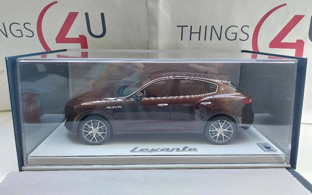BBR 1:18 Maserati Levante 2016 Rame metallic met vitrine, Ophalen of Verzenden, Nieuw, Auto, Overige merken