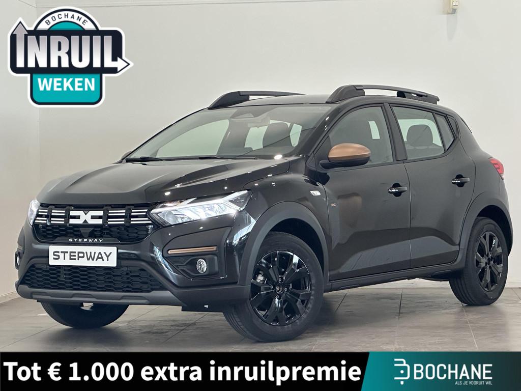 Dacia Sandero 1.0 TCe 100 ECO-G Extreme | Pack Extreme | Pac, Voorwielaandrijving, Met garantie (alle), Zwart, Automatische klimaatregeling
