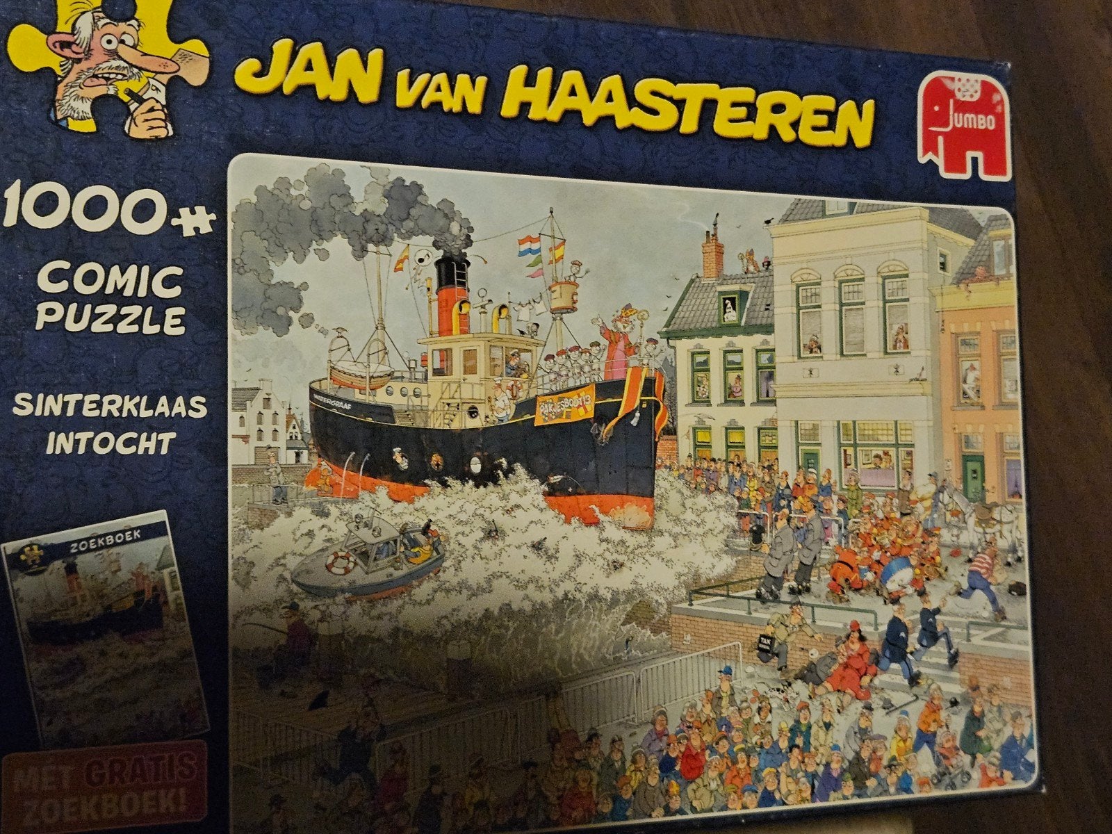 Jan van haasteren sinterklaas intocht, Hobby en Vrije tijd, Denksport en Puzzels, Ophalen, 500 t/m 1500 stukjes, Zo goed als nieuw