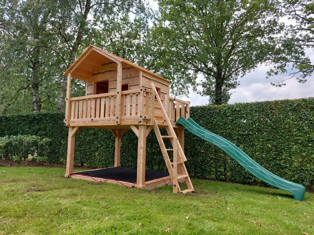 BOOMHUT PALEIS speeltoren speelhuis klimtoren speeltoestel, Ophalen, Nieuw, Schommel, Aanbouwonderdeel