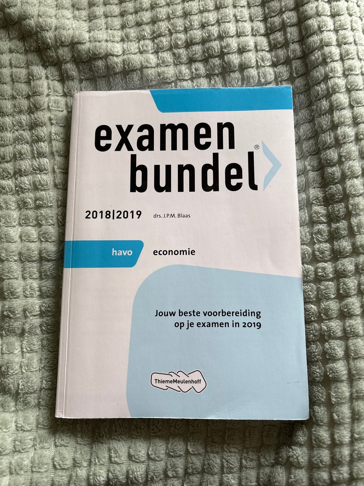 Examenbundel HAVO Economie 2018/2019, Ophalen of Verzenden, Zo goed als nieuw, HAVO, Economie