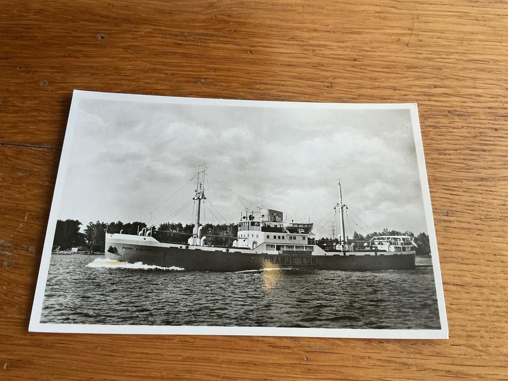 S503 MS PRINS CASIMIR ORANJE LIJN, Verzamelen, Scheepvaart, Ophalen of Verzenden, Zo goed als nieuw, Kaart, Foto of Prent