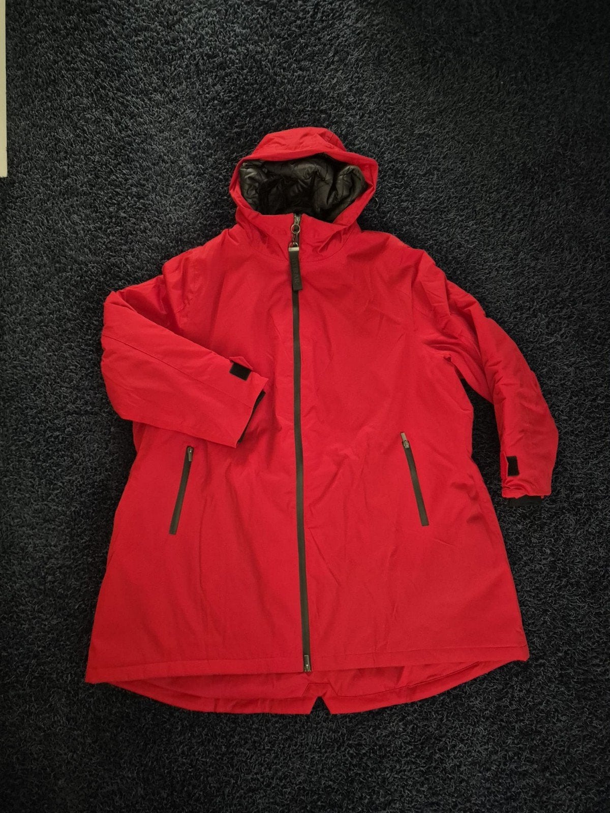 rode winterjas grote maat, Maat 46/48 (XL) of groter, Ulla Popken, Ophalen of Verzenden, Zo goed als nieuw