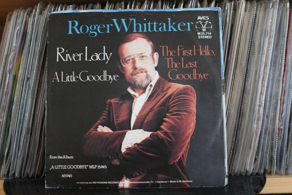 7" Single Roger Whittaker - River Lady / The First Hello, Th, Gebruikt, 7 inch, Ophalen of Verzenden, Pop