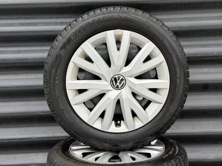 16” Orig Staal VW Caddy Golf 7 8 GTI GTD velgen Winterbanden, Ophalen, Gebruikt, 16 inch, Banden en Velgen