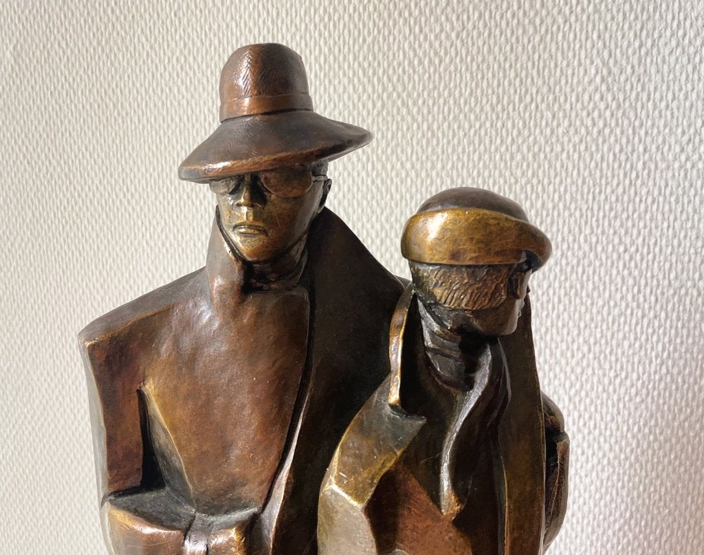 David Fisher - 'DRESSED TO KILL' - sculptuur - 1987, Antiek en Kunst, Kunst | Beelden en Houtsnijwerken, Ophalen, Art nouveau