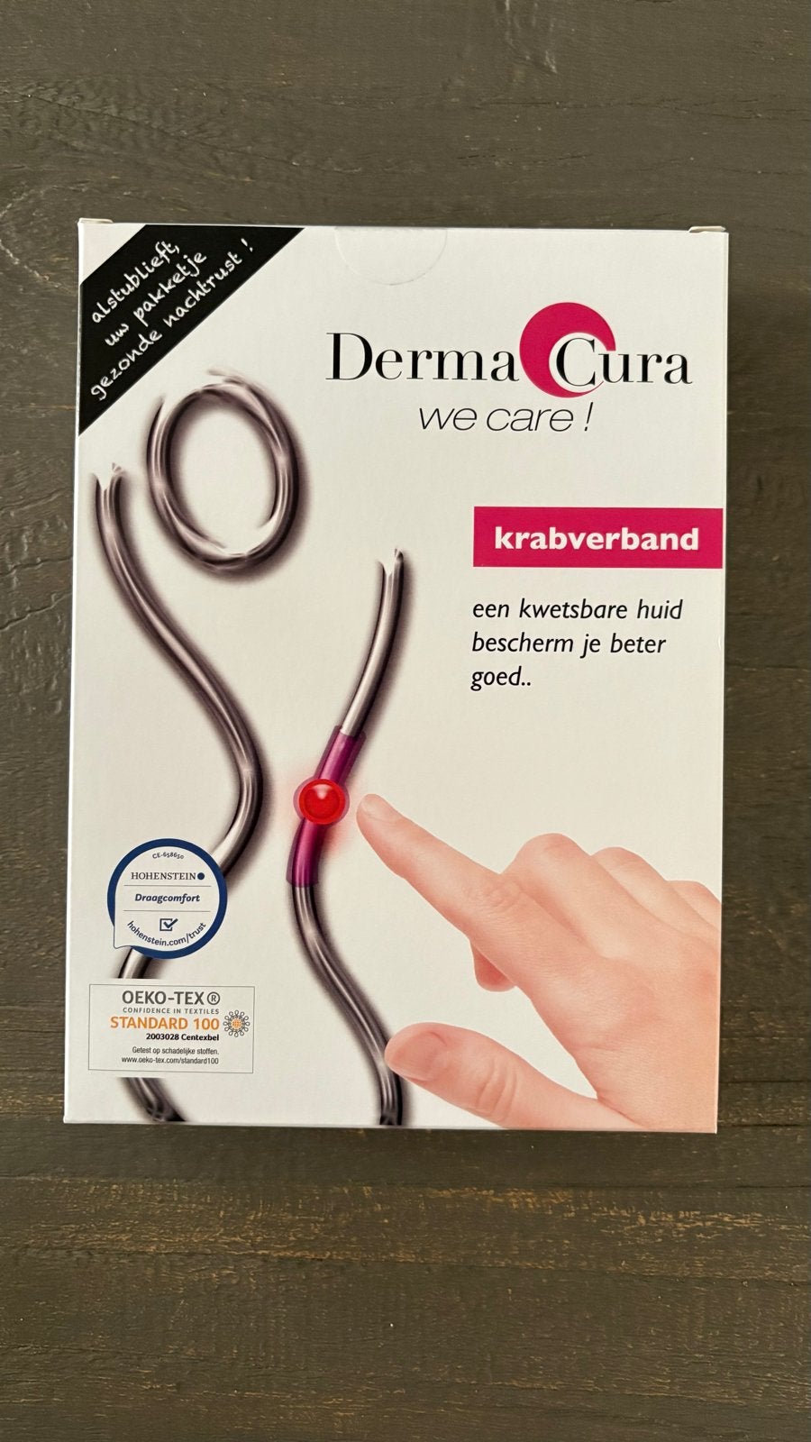 DermaCura krabverband luierpak en masker, Kinderen en Baby's, Ophalen of Verzenden, Nieuw, Jongetje of Meisje