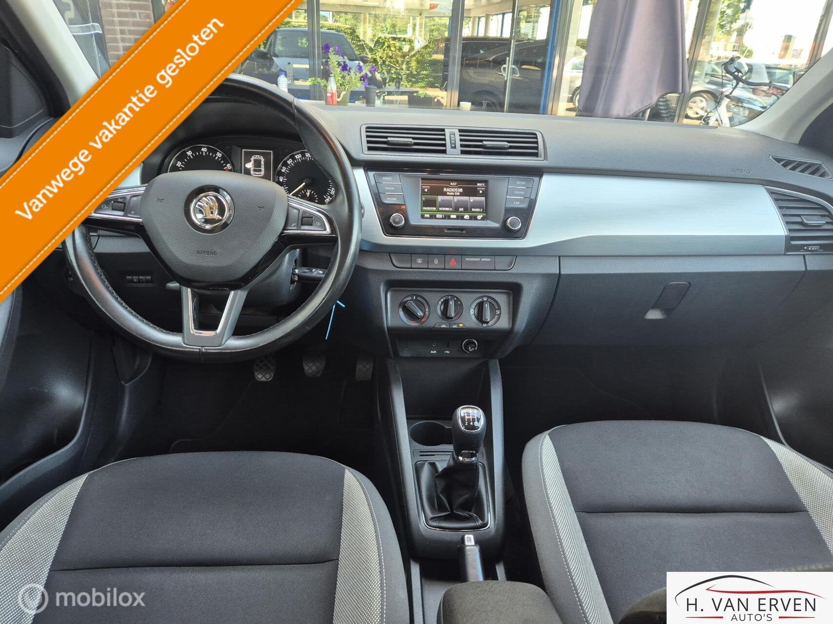 Skoda Fabia Combi 1.0 Ambition AIRCO CRUISE 15" 2E EIGENAAR, Auto's, 40 €/maand, Euro 6, 979 kg, Handgeschakeld