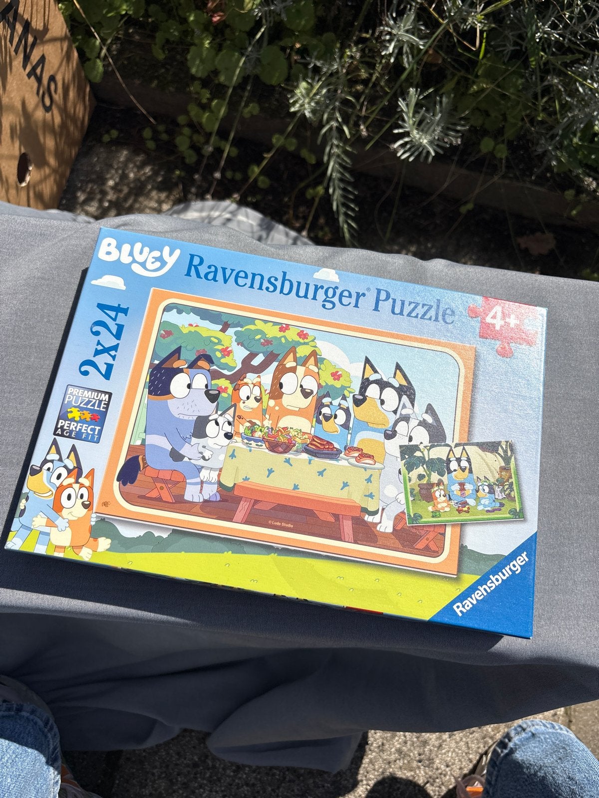 Ravensburger Bluey Puzzel 2x24 stukjes, Ophalen of Verzenden, 10 tot 50 stukjes, Nieuw, 4 tot 6 jaar