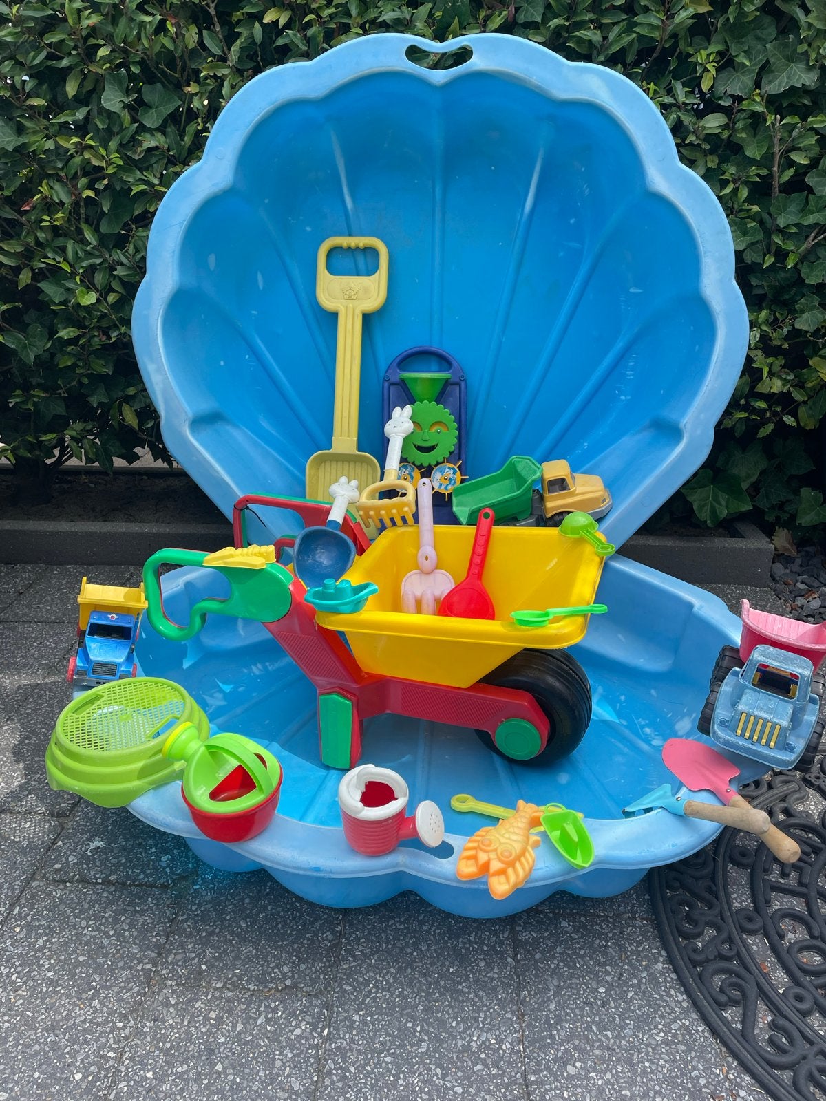 Zandbak schelp heel veel speelgoed schoon waterschelp strand, Kinderen en Baby's, Speelgoed | Buiten | Zandbakken, Ophalen, Gebruikt