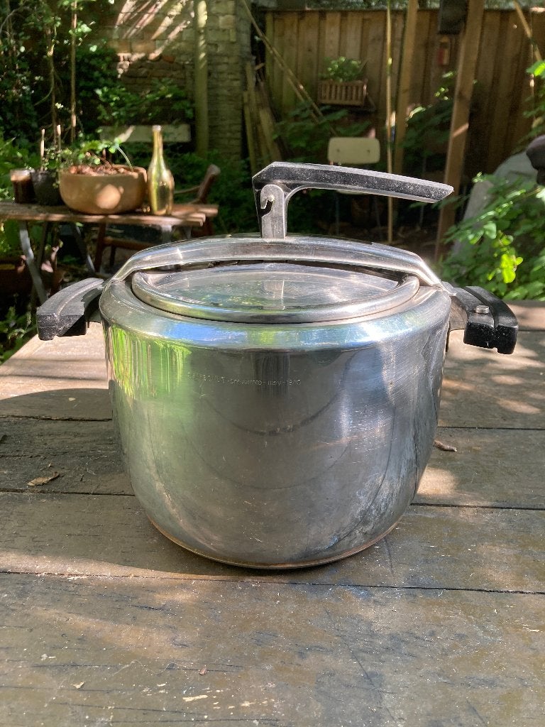 Sambonet Brevettato Pressure Cooker, Huis en Inrichting, Ophalen of Verzenden, Gebruikt, Rvs, Snelkookpan
