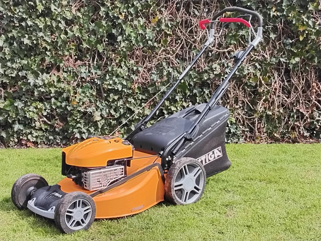 STIGA 53 S BW PLUS B 190 CC AANDRIJVING MAAIBREEDTE 51 CM, Ophalen, Gebruikt, 50 cm of meer
