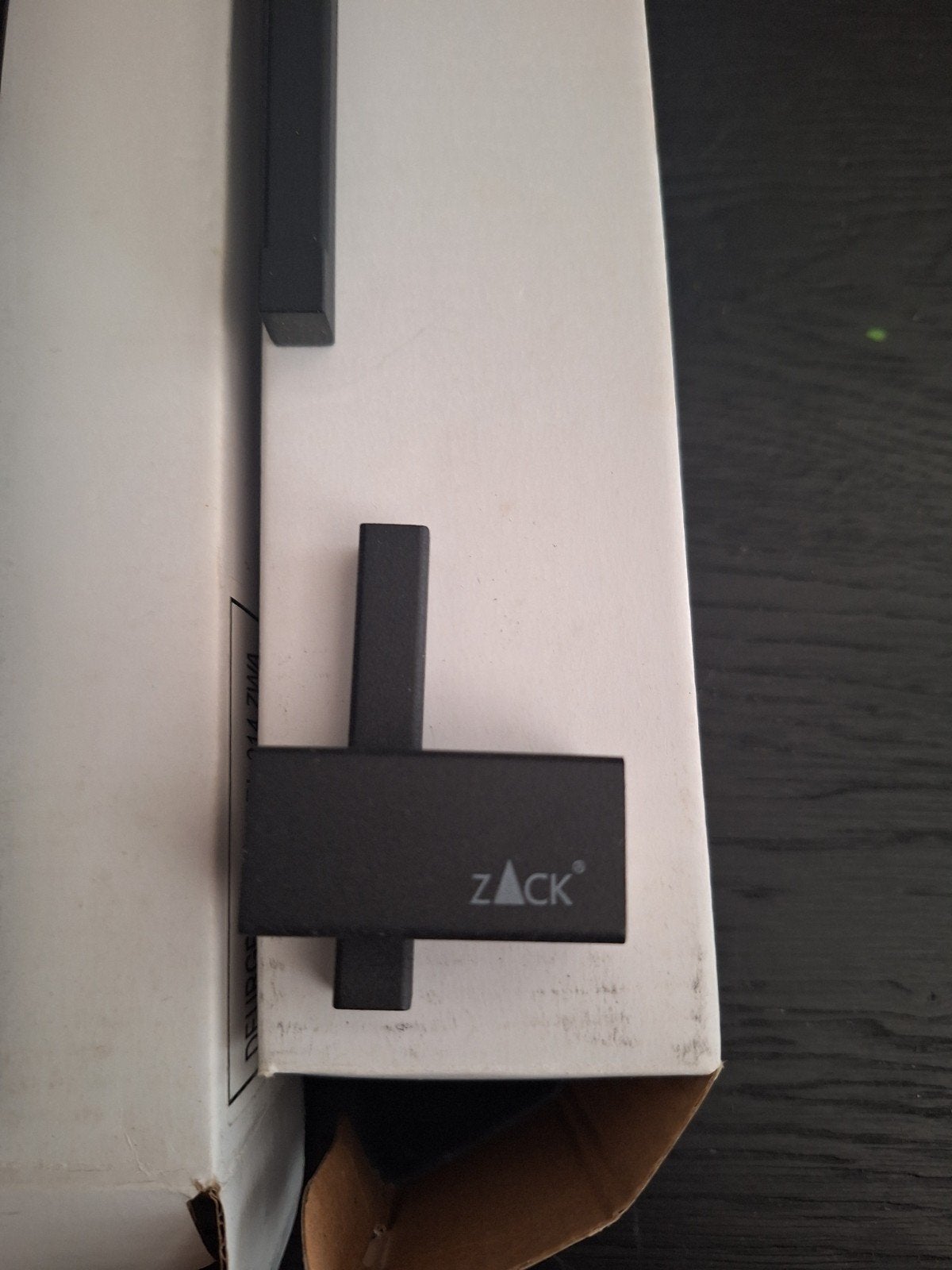 Zack Handdoekhaak en wcrolhouder Mat Zwart - Nieuw in doos, Nieuw, Ophalen of Verzenden, Handdoekhaak, Overige merken