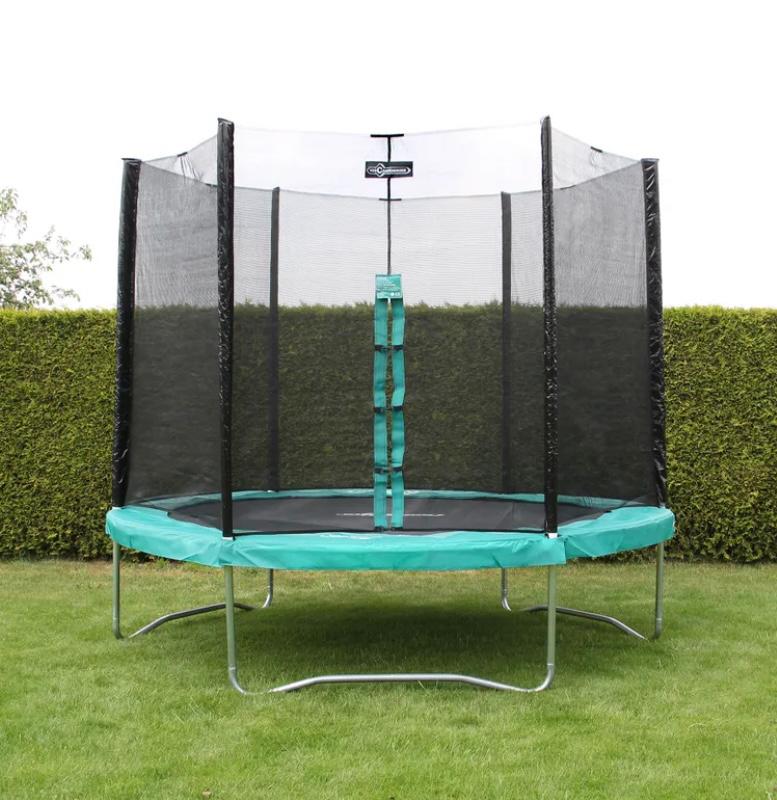 Van Cranenbroek trampoline rond 366 met veiligheidsnet, Ophalen, Gebruikt