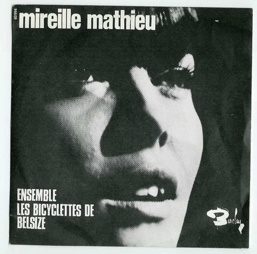 Mireille Mathieu - Ensemble, originele single uit 1968, Ophalen, Zo goed als nieuw, 7 inch, Pop