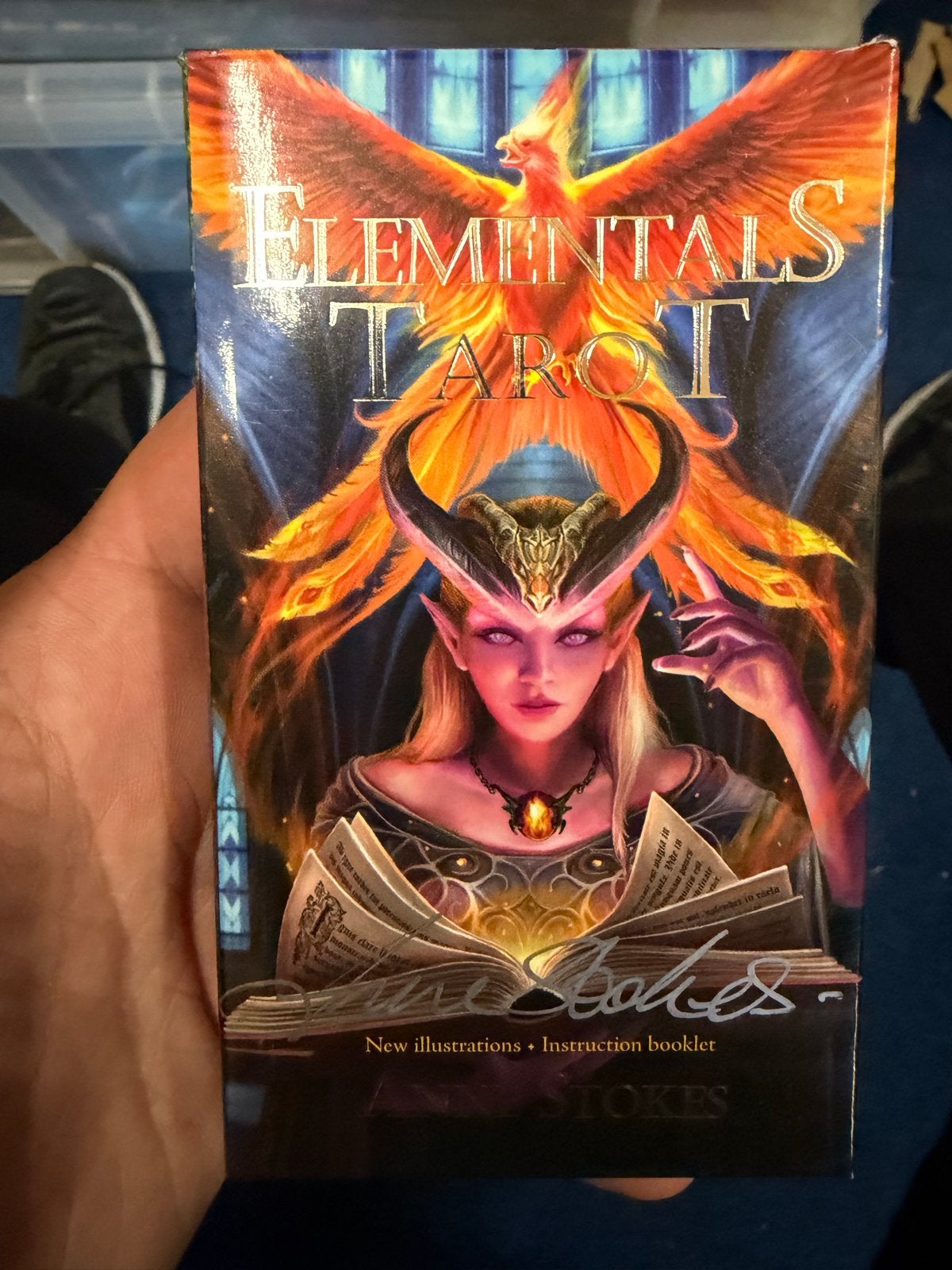 Elementals Tarot Deck Nieuw Gesigneerd Anne Stokes, Tarot of Kaarten leggen, Overige typen, Nieuw, Ophalen of Verzenden