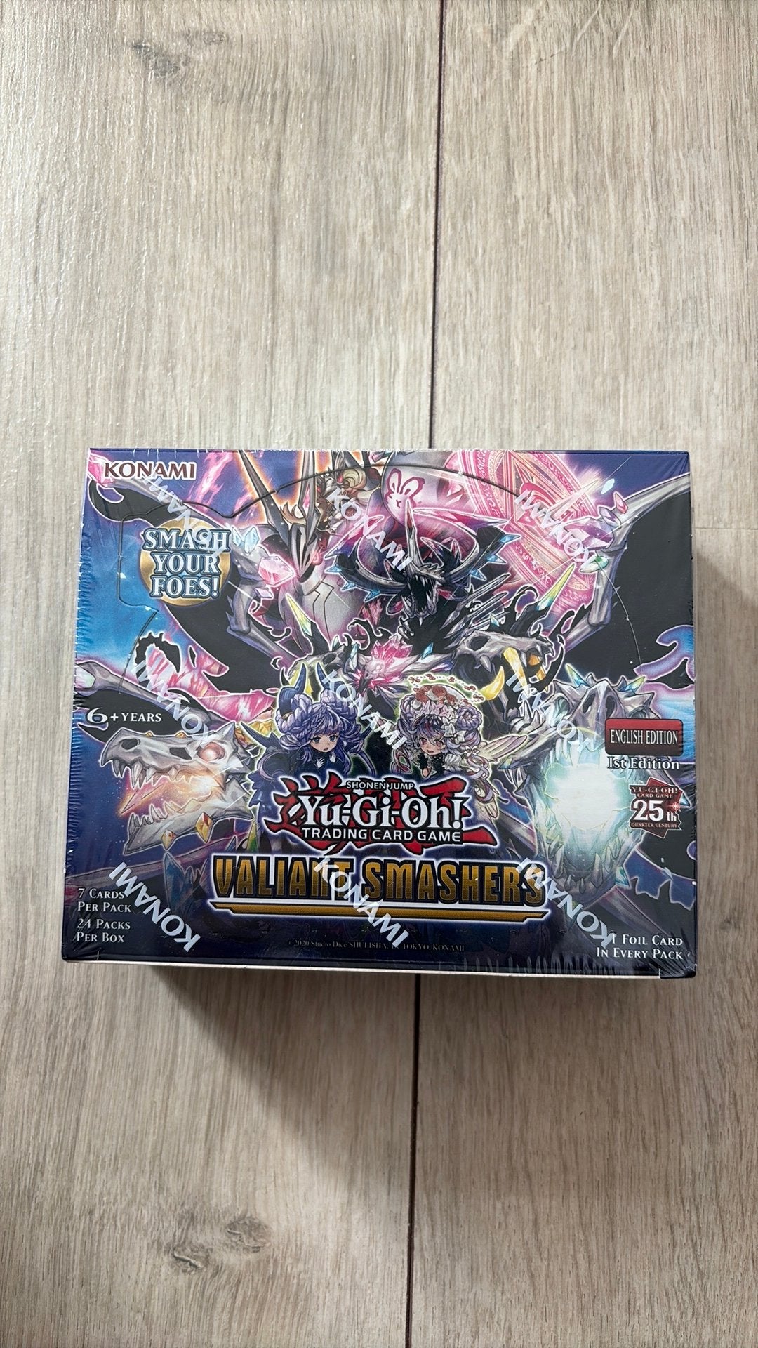 Yu-Gi-Oh! Valiant Smashers Booster Box, Ophalen of Verzenden, Zo goed als nieuw, Boosterbox