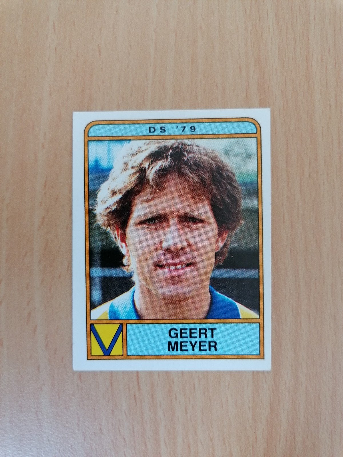 Panini Voetbal 84 #69 Geert Meyer-DS'79., Ophalen of Verzenden, Zo goed als nieuw, Ajax, Poster, Plaatje of Sticker