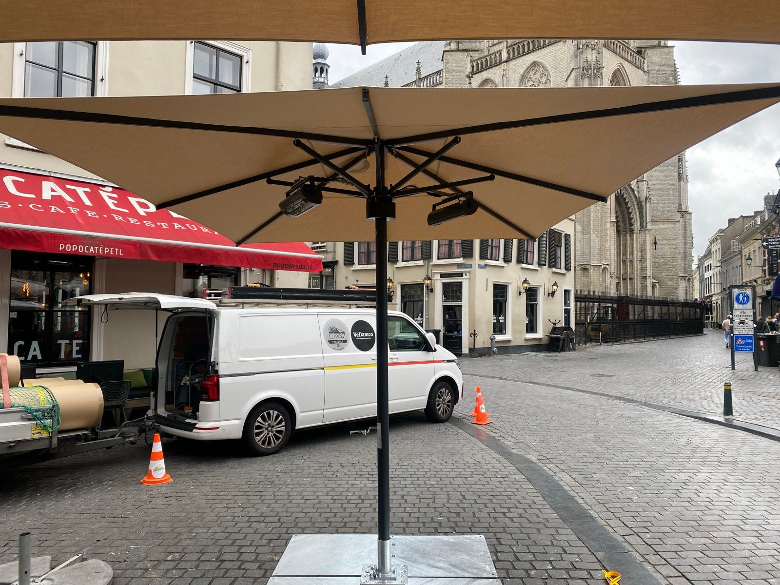 Horeca parasols voor elk seizoen - nieuw en gebruikt, Overige typen, Nieuw, Ophalen of Verzenden, Waterdicht