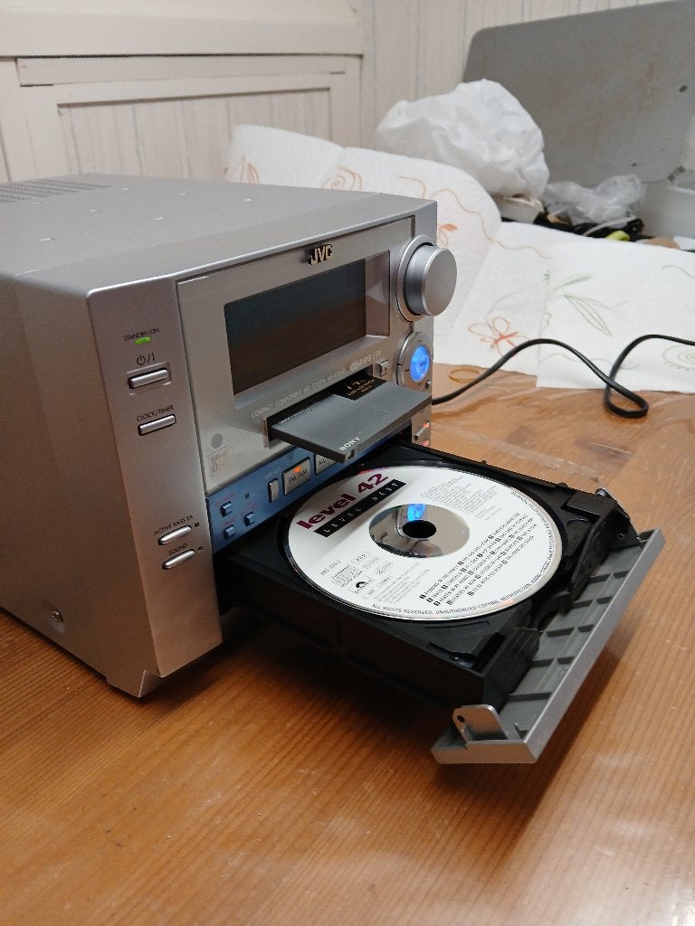 JVC Minidisc systeem, Ophalen of Verzenden, Gebruikt, Cd-speler, Overige merken