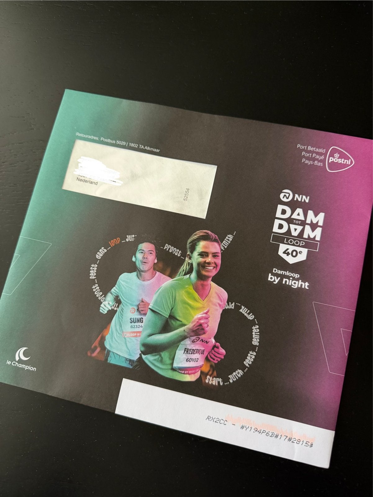 Startbewijs 1 ticket Dam tot Dam by Night (19 september)