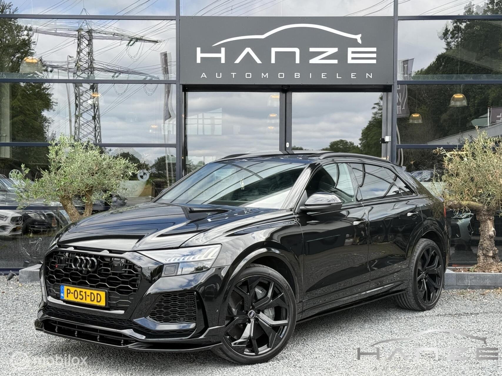 Audi RSQ8 4.0 TFSI|Pano|Carbon|23"|Keramisch|360°|B&O|VOL!, Gebruikt, 600 pk, Zwart, Vierwielaandrijving