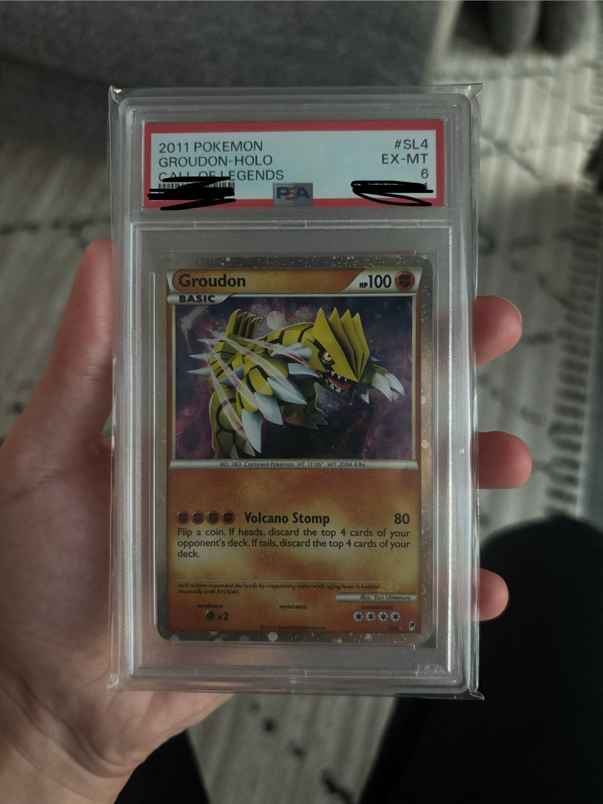 Groudon sl4 psa6 call of legends, Ophalen of Verzenden, Zo goed als nieuw