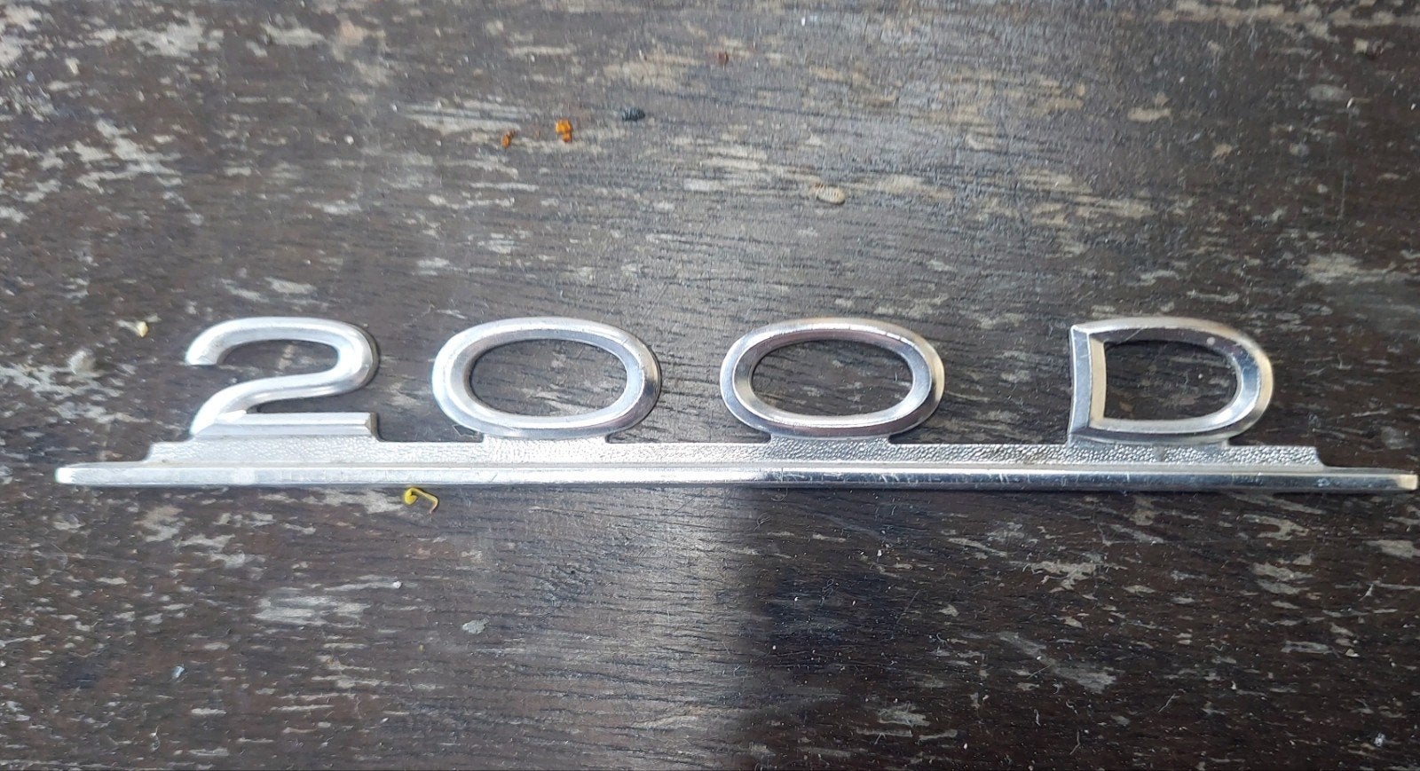 Mercedes logo plaatje 200 d, Ophalen of Verzenden