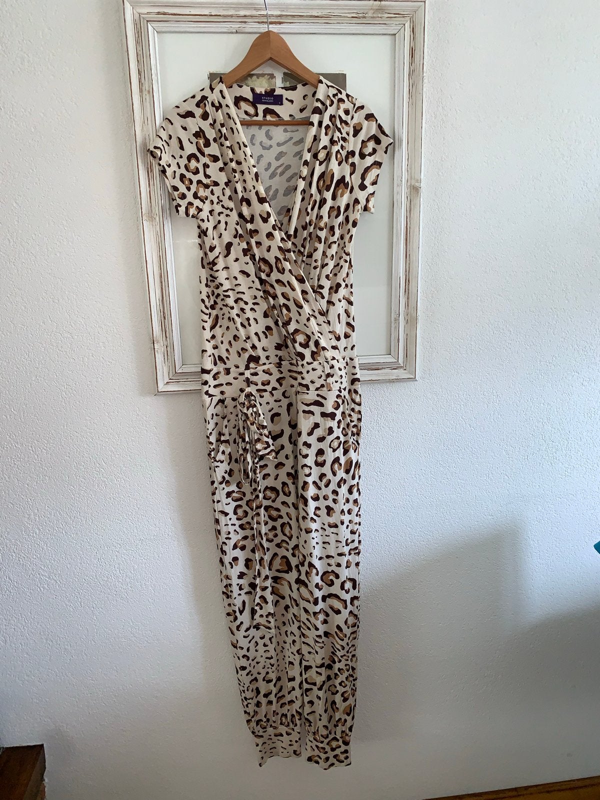 Studio Anneloes Luipaardprint jumpsuit Maat S, Ophalen of Verzenden, Nieuw, Maat 36 (S), Beige