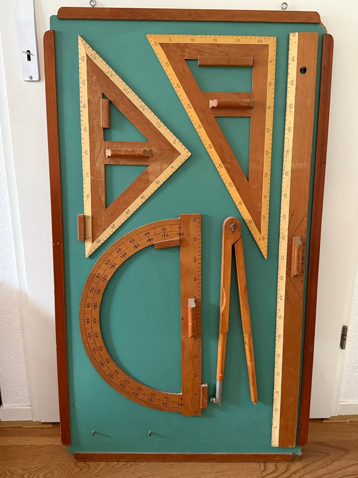 Vintage Tekenbord met Tekengereedschap, Doe-het-zelf en Verbouw, Tekentafels, Ophalen, Gebruikt, Minder dan 130 cm