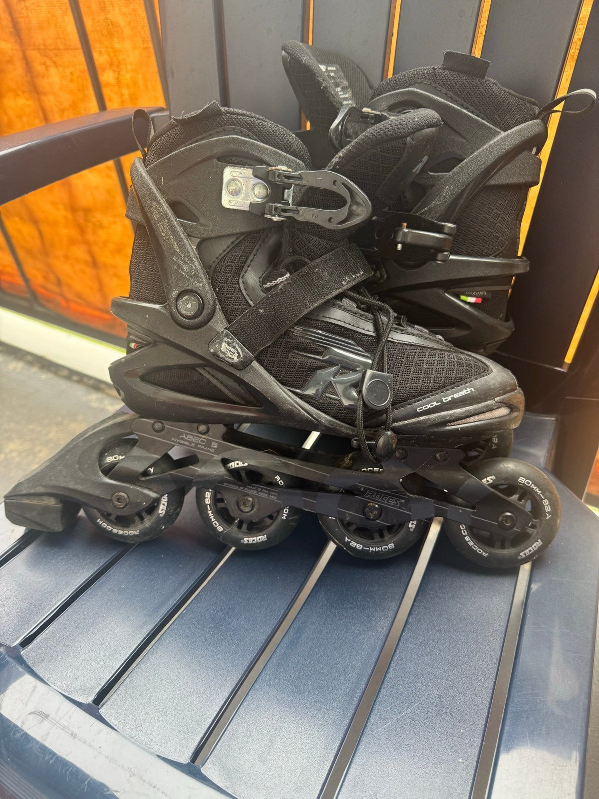Roces Inline Skates - Maat 41 - Zwart, Gebruikt, Ophalen of Verzenden, Inline skates 4 wielen, Heren