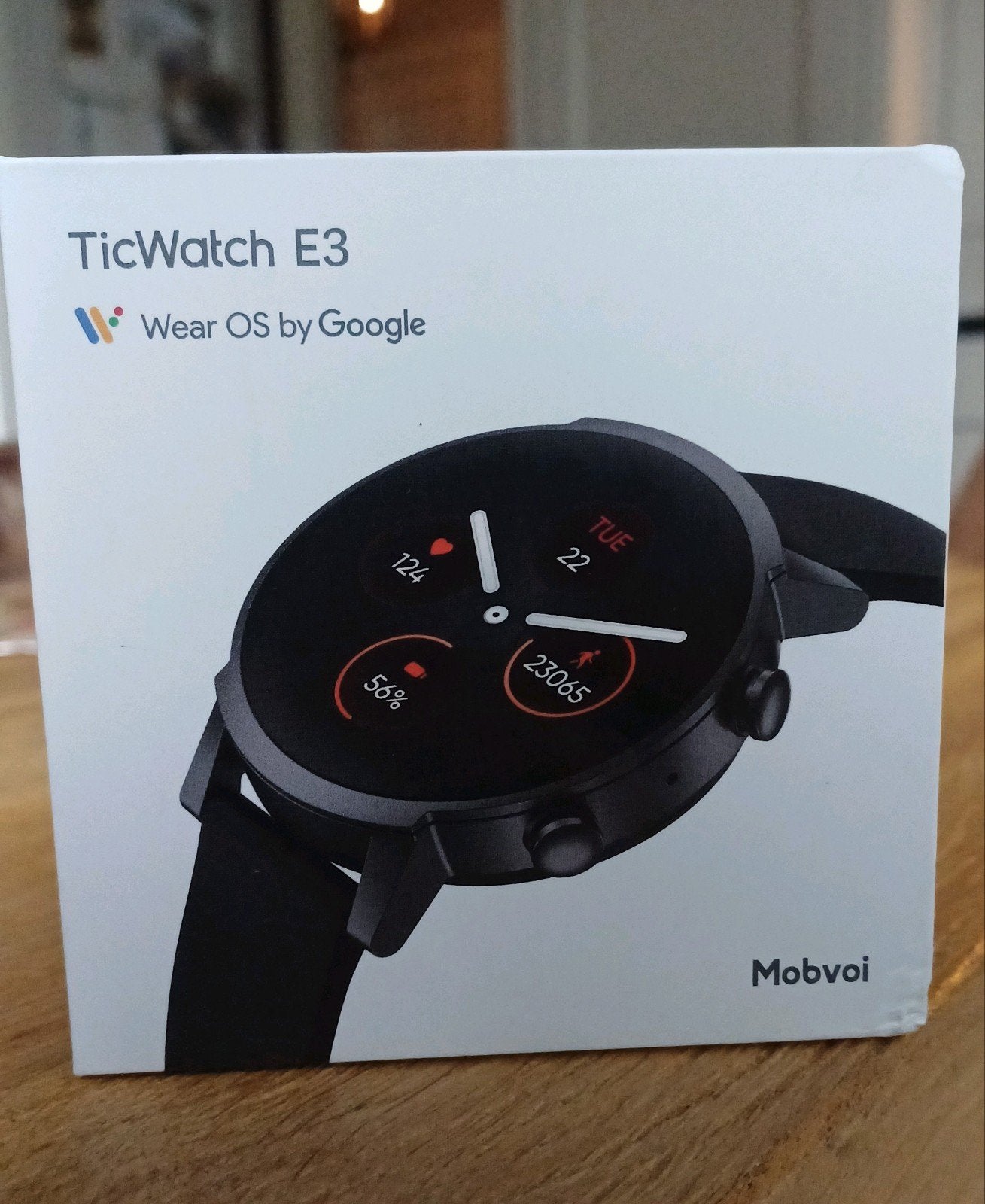 Smartwatch TicWatch E3, Ticwatch, Zwart, Nieuw, Ophalen of Verzenden
