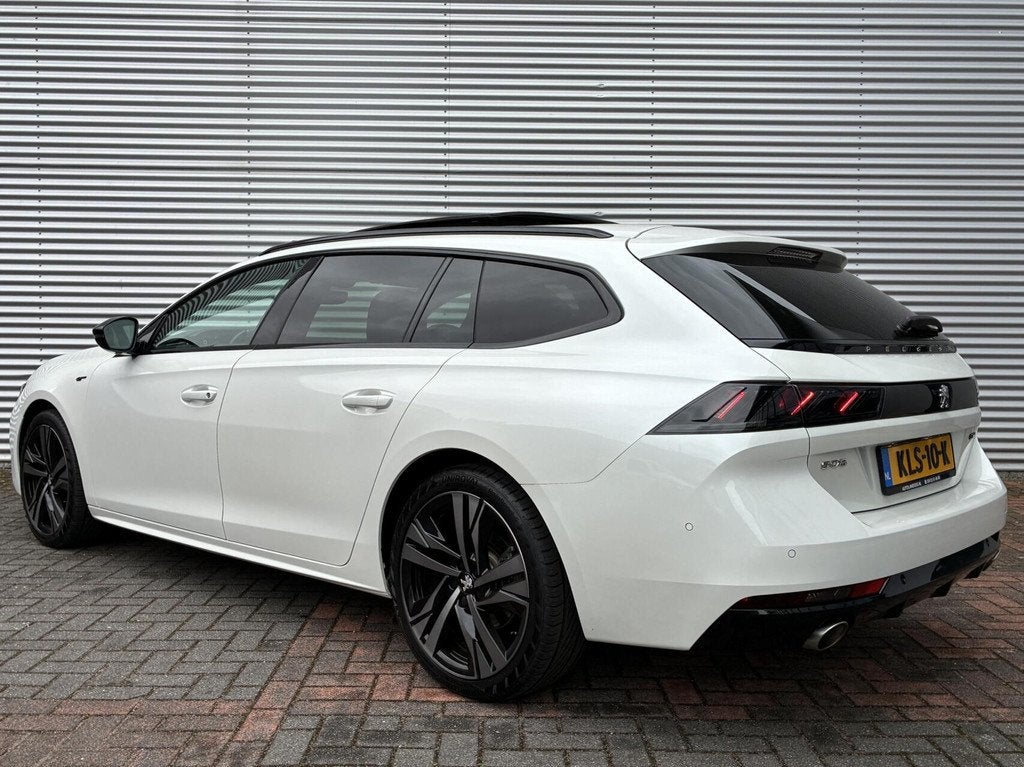 Peugeot 508 SW 1.6 PureTech GT Pano Led Carplay Leer Cruise, Auto's, Peugeot, 745 kg, Gebruikt, 4 cilinders, Wit