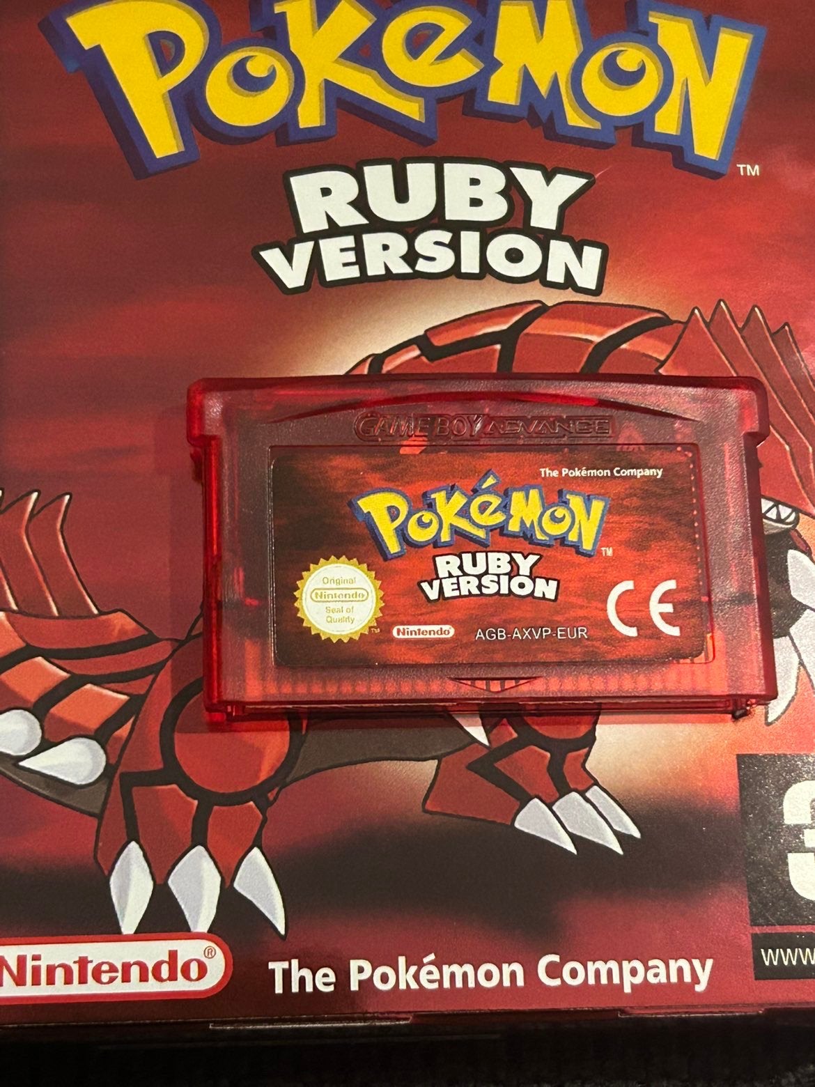 Pokémon Ruby Gameboy Advance /Nitendo DS, Spelcomputers en Games, Avontuur en Actie, 1 speler, Ophalen of Verzenden, Zo goed als nieuw
