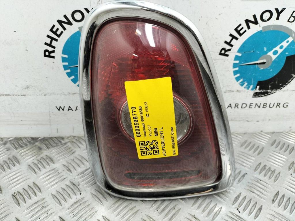 MINI (BMW) MINI R56 Mini One ACHTERLICHT L 2007, Ophalen of Verzenden, Gebruikt, Stiba lid