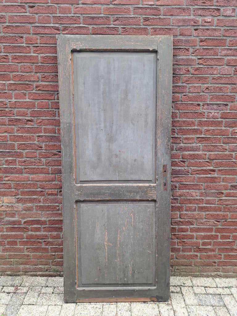 Brocante Franse boerendeur met prachtige patina 82 x 200, Ophalen