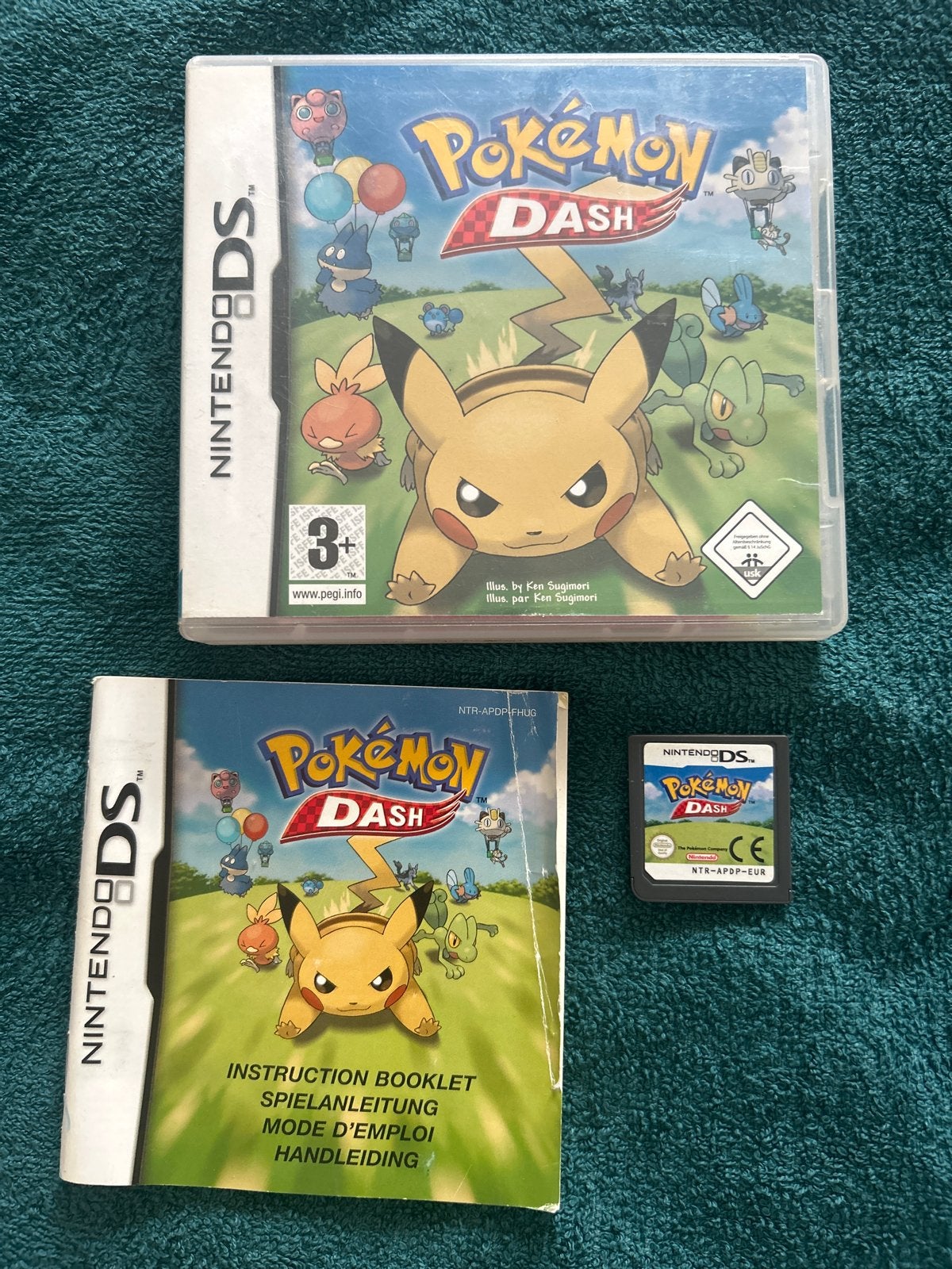 Pokémon Dash Nintendo DS - Compleet met handleiding, Gebruikt, 1 speler, Racen en Vliegen, Ophalen of Verzenden