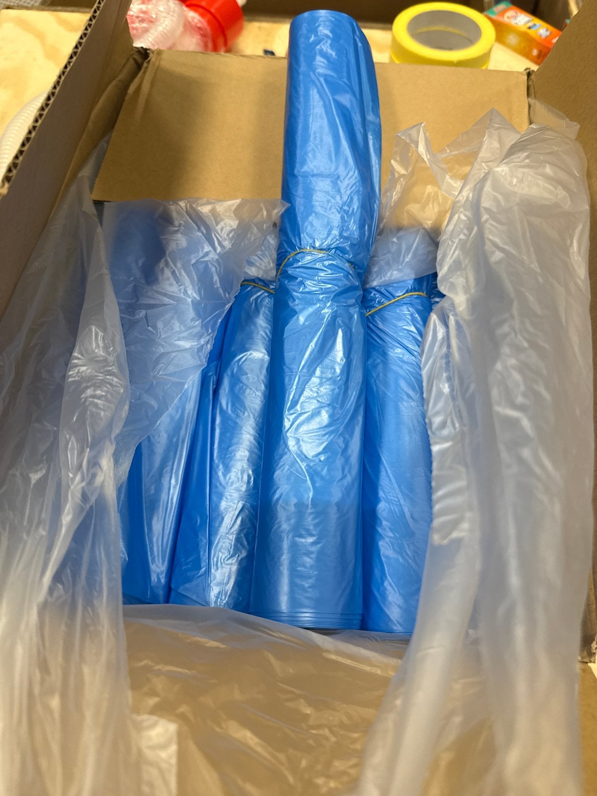 HDPE zakken 70x110cm T25 blauw - 500 stuks, Ophalen of Verzenden