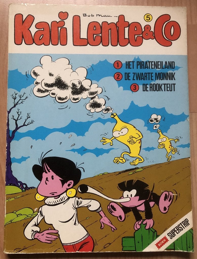 KARI LENTE & CO - 5 - BORN SUPERSTRIP - 1976, Boeken, Stripboeken, Eén stripboek, Ophalen of Verzenden, Zo goed als nieuw, Bob Mau