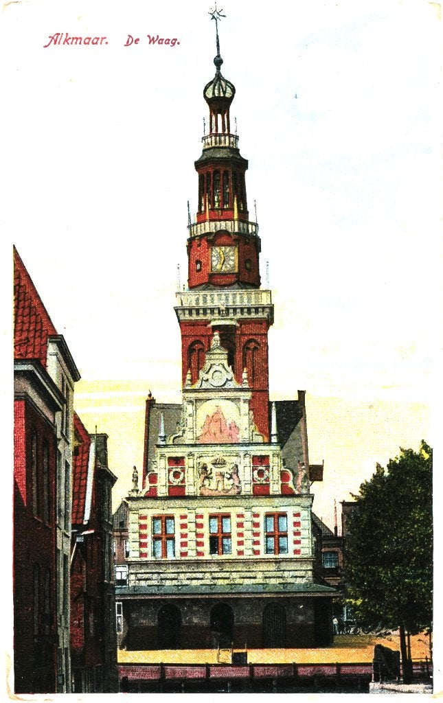 936018 Alkmaar NH 1923 Gelopen met zegel, Ophalen of Verzenden, 1920 tot 1940, Gelopen, Noord-Holland