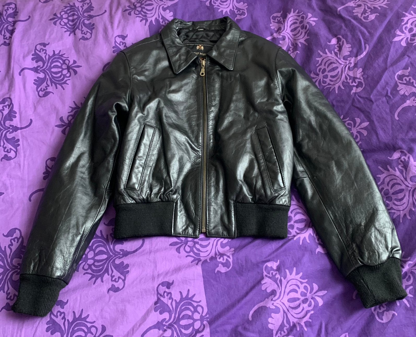 Echte leren jas maat XS (nieuw!), Ophalen, Nieuw, Maat 46 (S) of kleiner, Zwart